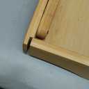 ROSSIE HOME Bamboo Bed Tray with Phone Holder, Extra Large Lap Desk for Laptops up to 17.3 Inches  Natural  Style No. 78107