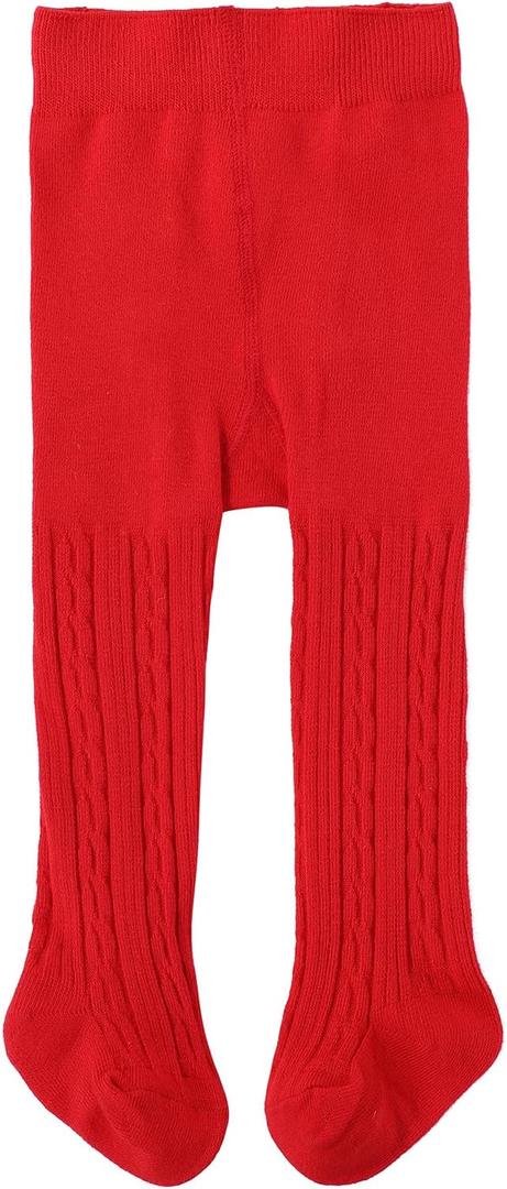 American Trends Tights for Toddler Girls Halloween Stripped Leggings Baby Cable Knit Tights, 0-6 Month
