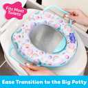 Peppa Pig Soft Potty Training Toilet Seat, Baby Potty Training, Safe, Easy to Clean