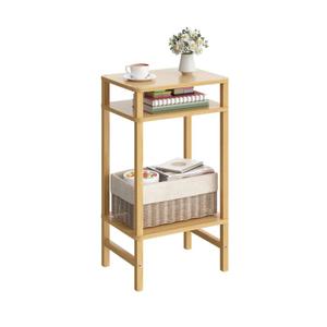 YUFAM Side Table End Table Tall Night Stand for Living Room Bedroom Bathroom Office Furniture Natural