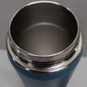 Fijinhom 24 oz Insulated Water Bottle with Handle, 304 Stainless Steel Water Bottles with Wide Mouth, Double Wall Vacuum Sports Water Bottle, BPA Free, Keep Cold and Hot, Blue&Black