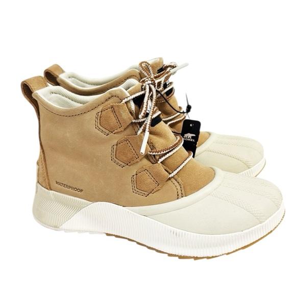 SOREL Out N About III Classic Boots Waterproof Suede Upper Lace Up, Size 7.5