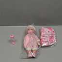 BDDOLL 12" Baby Doll in Gift Box with Pink Backpack, Cloths, Feeding Bottle and Pacifier, First Baby Dolls for Toddlers 3 Years and Up