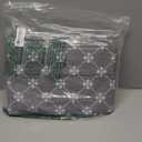 Misaya Rectangle Vinyl Table Cloth, Elastic Fitted Tablecloth with Flannel Backing, Waterproof Plastic Table Cover Fits 6 Foot Folding Tables for Easter, Camping, Indoor and Outdoor (Grey, 30" x 72")