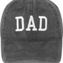 Vintage Embroidered Baseball Cap, Adjustable Cotton Dad Hat for Men Women, Retro for Birthday Holiday (One Size)