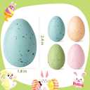 24/16/36 Pcs Easter Speckled Eggs, 2.4" Multi Colors Plastic Eggs for Easter Decorations, Pastel Easter Decor,Bowl & Vase Filler, Easter Basket Filler and Spring Table DIY Decor