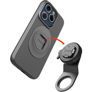 sincetop Bike Phone Mount - Mountain Bicycle Stem Phone Holder - Series Q [ Quad ] - Quick Lock & Release - Aluminum Handlebar Cycling Cell Holder for MTB Ebike Road Electric Gravel Bikes