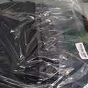 C CUSHION LAB Extra Dense Lumbar Pillow - Patented Ergonomic Multi-Region Firm Back Support for Lower Back Pain Relief - Lumbar Support Cushion with Strap for Office Chair, Car, Sofa, Plane - Black