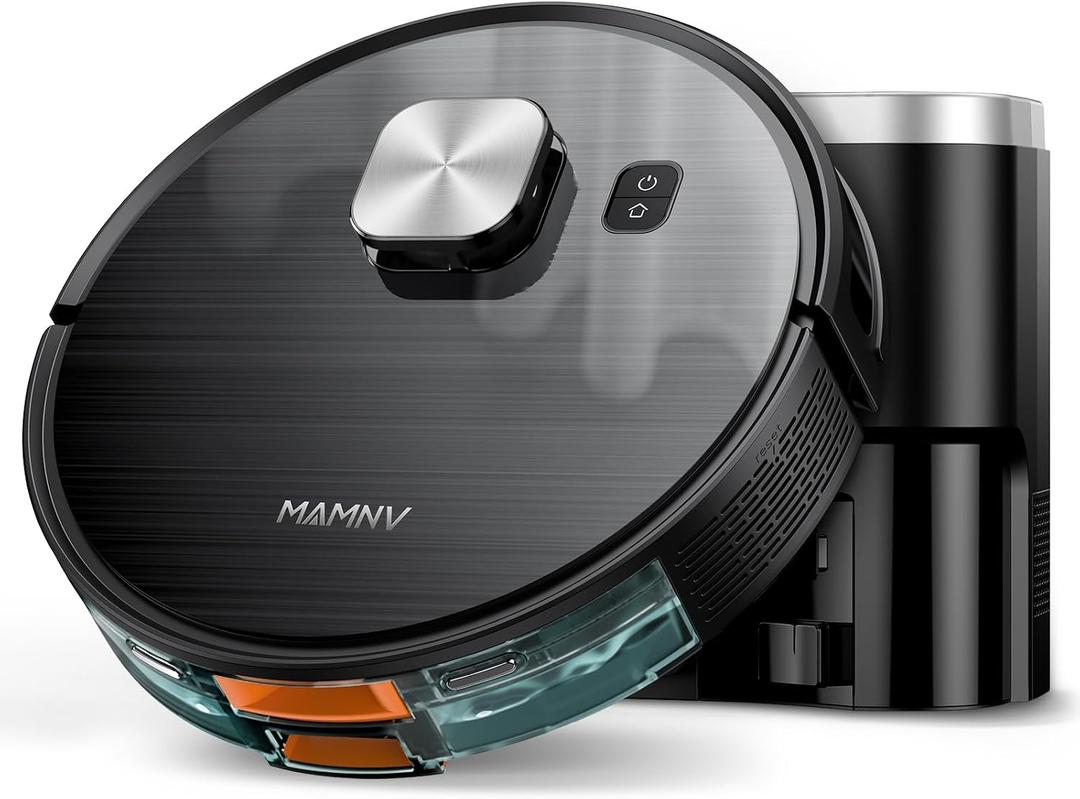 Robot Vacuum,11500Pa Suction,LiDAR Navigation,Self-Emptying,Pet Hair