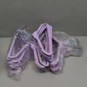 HOUSE DAY 11 Inch Velvet Baby Hangers 50 Pack Lt-Purple, Premium Kids Hangers for Children, Infant & Toddler Clothes, Durable Non Slip Small Baby Felt Hanger for Closet, Ideal for Everyday Use