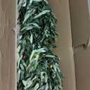 5FT Artificial Olive Triple Ball Topiary Trees with Moss & Inner Pot, Outdoor Indoor Realistic Fake Shrubs Trees, Faux Plants Round Bushes Fake Shrubs Potted for Home Offices Porch Decor Set of 2