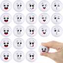 20 Pcs Mini Volleyball Stress Ball Volleyball Party Gift Small Funny Foam Face Squeeze Anxious Toy Sports Squishy Ball for Kids School Carnival Reward Volleyball Party Supply Valentine's Day Gifts