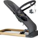 Allta Baby Bouncer by Baby Elegance | for Infants to 9 Months with Adjustable Backrest & Safety Harness | Portable for Travel with Removable & Washable Cover
