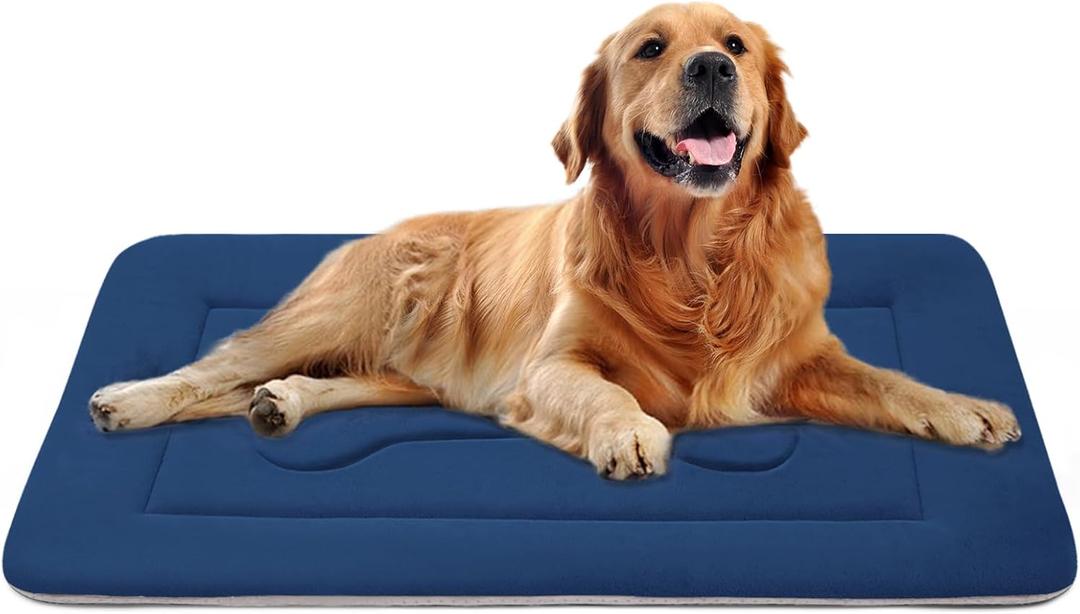 JoicyCo Dog Bed Large Crate Mat 42 in Non-Slip Washable Soft Mattress Kennel Pads