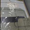 Framed Green Abstract Wall Art and White Modern Wall Decor, Modern Canvas Prints for Living Room, Bedroom, or Office, 24" x 48"