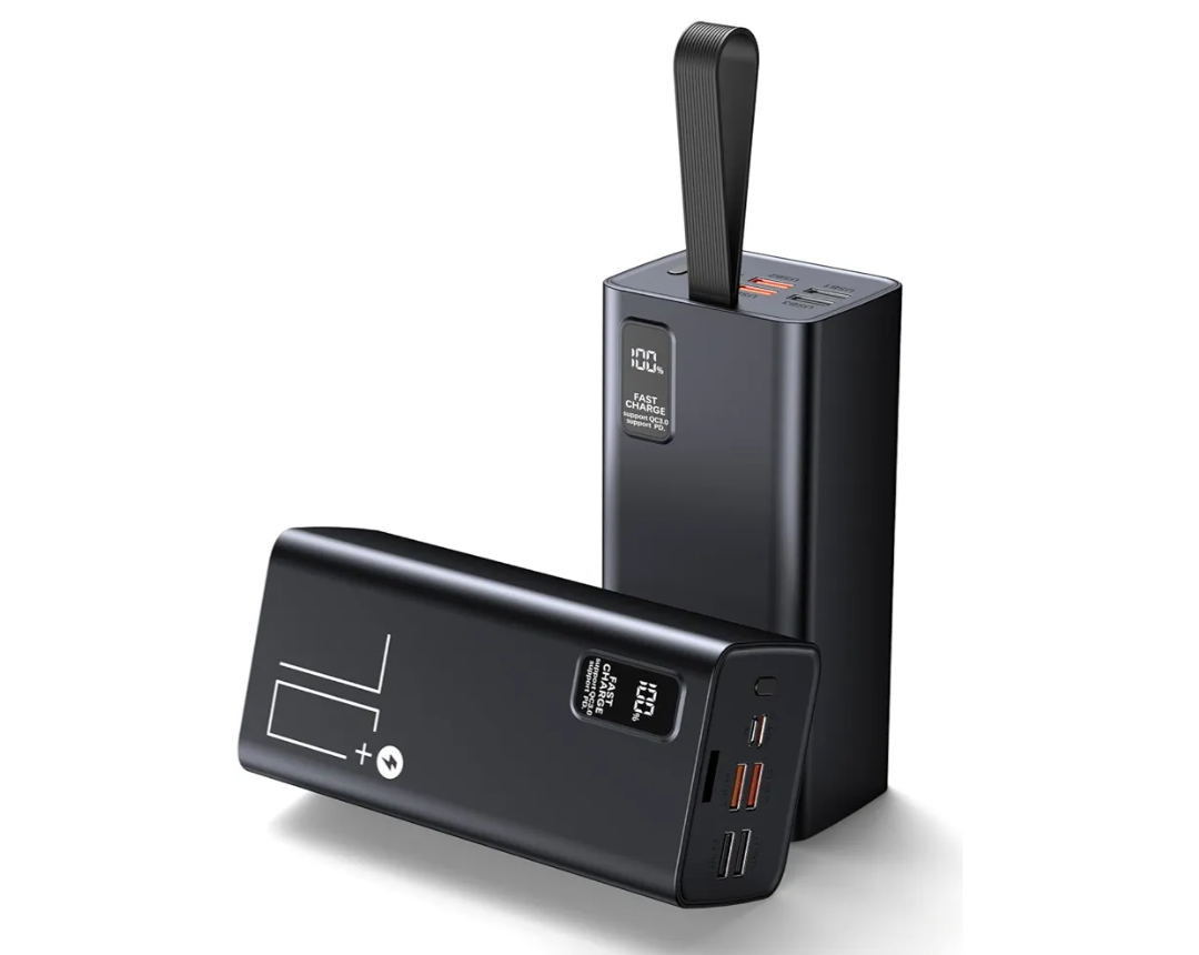 Portable Charger 70000mAh Power Bank High Capacity, 30W PD & QC 3.0 Fast Charging, 5 Output 2 Input USB-C Battery Pack with LED Display for Phone Tablet Camera & Camping Outdoor Travel Party