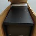 adoorn Modern Large Post Mount Mailboxes for Outside USPS Approved - Black
