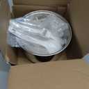 304 Stainless Steel Inner Pot, 1.6 L/3-Cup Rice Cooker Inner Bowl, Non-stick Replacement Inner Bowl, Includes Rice and Soup Spoons, Easy-to-Clean (1.6L)