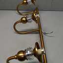 Vintage Bathroom Lights Fixtures Gold Vanity Light with Glass Globe LampShade 3 Light Mid Century G9 Bulb Wall Sconce Indoor Vanity Light Over Mirror for Kitchen Bedroom Farmhouse Living Room