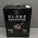 Whiskey Decanter Sets for Men, Whiskey Decanter Globe Set with 2 Etched Globe Whisky Glasses, Bourbon, Cocktails, Scotch decanter Sets - 850ml