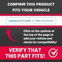 Front Shock For GMC Chevrolet Silverado Sierra 2500 3500 HD | Also compatible with Chevy Silverado 1500HD Avalance 2500 Suburban 2500GMC Sierra 1500HD Yukon XL 2500