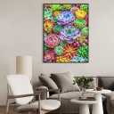 Vibrant Succulents Jigsaw Puzzles for Adults 1000 Pieces Puzzle Clearance Challenging Adult Puzzles 1000 Pieces Perfect for Game Nights Finished Size is 27.5 x 19.6 inch