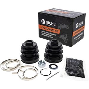 NICHE Rear CV Axle Boot Kit For Polaris 1350045 Sportsman 400 Diesel 455 Worker 500 ATV