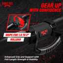 Badass Moto Roll Bar Grab Handles - SXS, ATV, & UTV Grab Handles Grips (Black 4-PK)