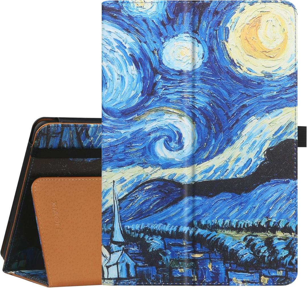 Folio Case for All-New Amazon Fire HD 10 and 10 Plus Tablet (13th/11th Generation, 2023/2021 Release) 10.1" - Slim Fit Standing Cover with Auto Sleep/Wake, Starry Sky (Starry Sky)