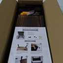 Floating Shelves Rustic Wood Wall Mounted Shelf Practical Metal Fence Design Ideal for Bedroom, Bathroom, Kitchen Set of 3(Brown) (Brown)