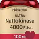 Piping Rock Nattokinase Supplement 4000 FU | 100mg | 150 Capsules | Non-GMO, Gluten Free