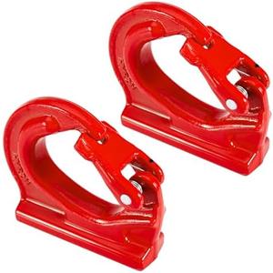 Gedlex 3 Ton Weld on Anchor Hook,Alloy Steel Weld on Hook G80,Heavy Duty Lifting Hook,Welding Hooks for Wrecker Crane Tractor Rigging Lifting 6600Lbs 2pack