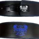 Arsa Fitness Weightlifting Adjustable Lever Belt for Men & Women Real Cow Hide Leather for Powerlifting Back Support Workout Deadlifts Squats 10MM Thickness 4" Width (MEDIUM)