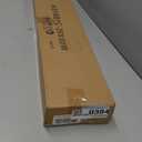 SEEYE 2 Inch Faux Wood Blinds for Indoor Windows with Crown Valance, Cordless Room Darkening Window Blind, 29" W x 60" H, Horizontal Wooden Shades for Bedroom, Kitchen, Office, Doors, White