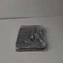 Vinyl Record Storage Crate, Cube Record Holder Storage 70+ Records, Metal & Wooden Vinyl Storage Record Display Organizer with Handles, Rustic Brown