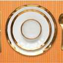 FunWheat Placemats Set of 8 Vinyl Washable Place Mats for Dining Table Durable Plastic Woven Table Mats 12inches x 18inches Easy Clean Indoor Outdoor Use(Rectangle Orange,8pcs)