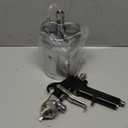 Joywayus HVLP Spray Gun with Cup, 1.8mm Nozzle, 34oz 1000cc Capacity, Professional Siphon Feed Pneumatic Air Paint Sprayer Gun, Black Handle