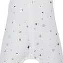 Baby Sleep Sack with Feet 2.5 TOG Winter Toddler Sleeping Sack Combed Cotton Baby Wearable Blanket for Early Walkers (3-12 Months, Stars)