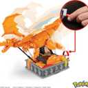 MEGA Pokmon Building Toys Set Motion Charizard with 1664 Pieces and Wing Movement, for Adult Collectors