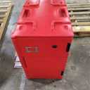 105QT End-Loading Insulated Food Pan Carrier w/4 Concealed Type Wheels,Commercial Food Warmer w/4 H5.9 Stainless Steel Pans w/lid, Food-Grade Material Hot Box Catering for Restaurant, Canteen, Home