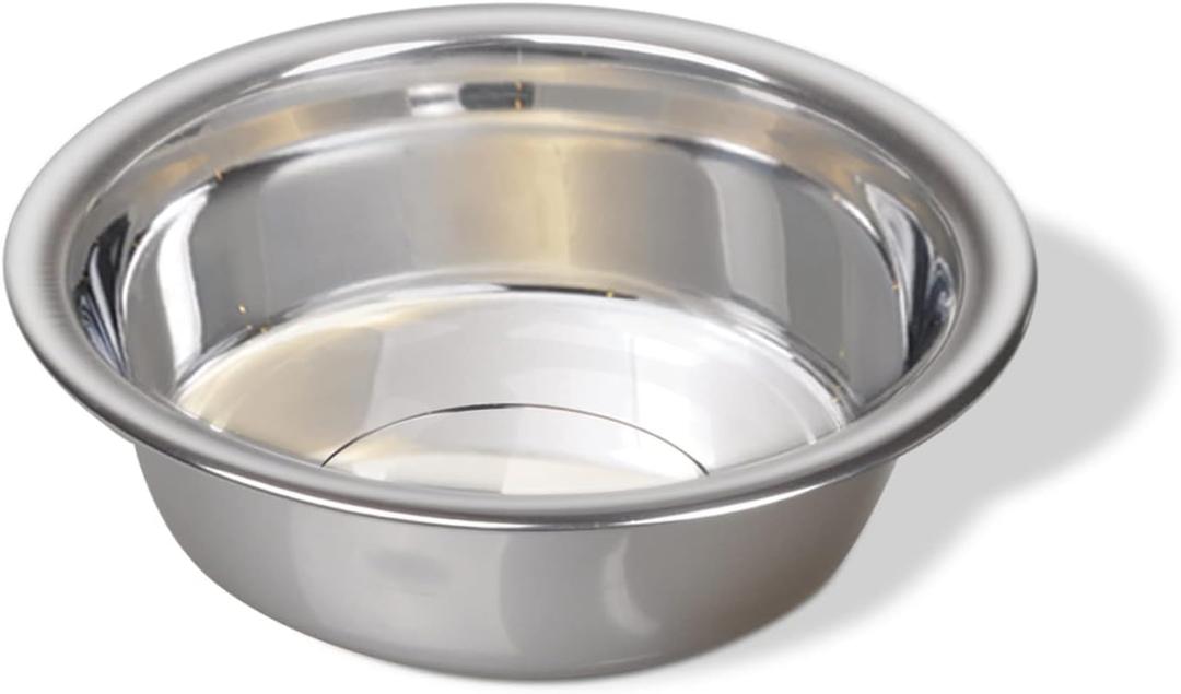 Van Ness 64-Ounce Lightweight Dish, Large, Stainless Steel ((Pack of 1))