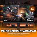 AOC 27 Inch Mini-LED Gaming Monitor, 4K UHD 3840x2160 Computer Monitor, Dual Mode 160Hz 4K / 320Hz FHD, 1ms GtG, IPS, HDR1000, HDMI, DisplayPort, G-Sync Compatible, 3-Year Zero-Bright-Dot, U27G4XM