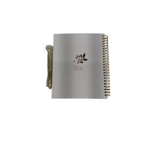 Paper Junkie Planner Book with Pen, Checklist, and Organizer For The Bride and Set With Gold and Jewel Pen- Best Gift for Bride-To-Be And Engaged Couples, Complete Bridal Planning Journal
