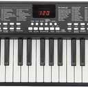 37-Key Electronic Keyboard, Multi-Function Portable Electric Piano Keyboard With Double Speaker, Built-in Chargeable 3.7V Li-ion Battery With Microphone For Kid Beginners Portable Use