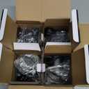 Litake UV Black Light for Glow Party, Sound Activated Party Light with Remote, LED Disco Ball Strobe Light in Dark Party Supplies, Dj Lighting for Halloween Birthday Home Dance Party Decoration 4 Pack