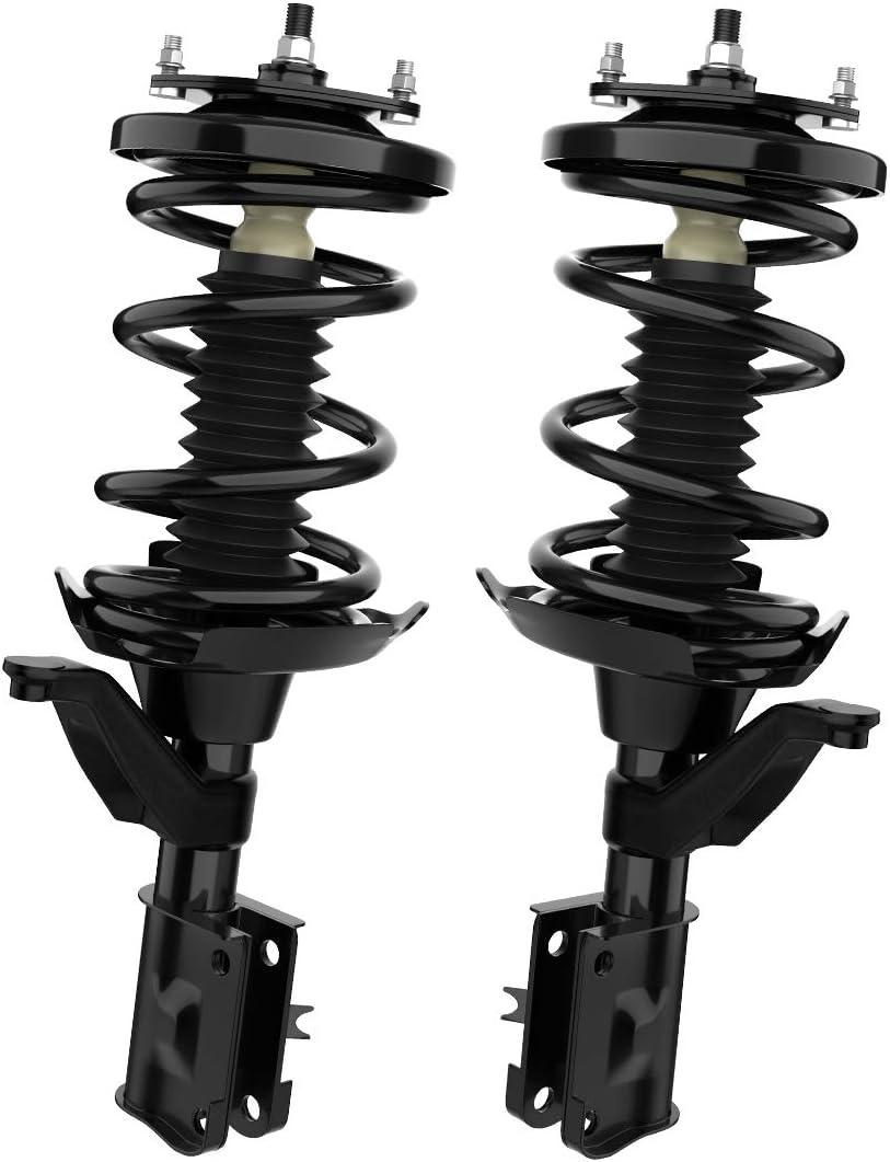 AUTOSAVER88 Front Complete Strut Compatible with 2001-2005 Civic 1.7L & 1.3L, 2001-2003 EL, Shocks Absorber Springs Assembly 2 pcs