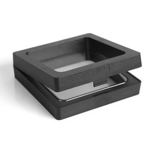 20 Pcs Coin Holder Challenge Coin Display 3D Floating Display Case for AA Coin Jewelry Challenge Coin Medal Antique Rock Gem 2.75 x 2.75 x 0.8 inch Black and White (2.75 X 2.75 Inches)
