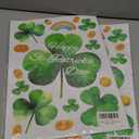Pack Of 2 8 Sheet St Patricks Day Window Clings Shamrock Window Decorations for Glass Windows, Irish Saint Patricks Day Window Stickers for Kids Home School Office Spring Party Supplies