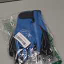 100% Waterproof Gloves for Men and Women, Winter Work Gloves for Cold Weather, Touchsreen, Thermal Gloves for Freezer Work, Fishing and Gardening, With Grip, Blue, X-Large