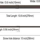 Asidrama 6 Pack 10 Inch(256mm) Oil Rubbed Bronze Kitchen Cabinet Handles Cabinet Pulls Kitchen Cabinet Hardware for Cupboard Drawer Pulls
